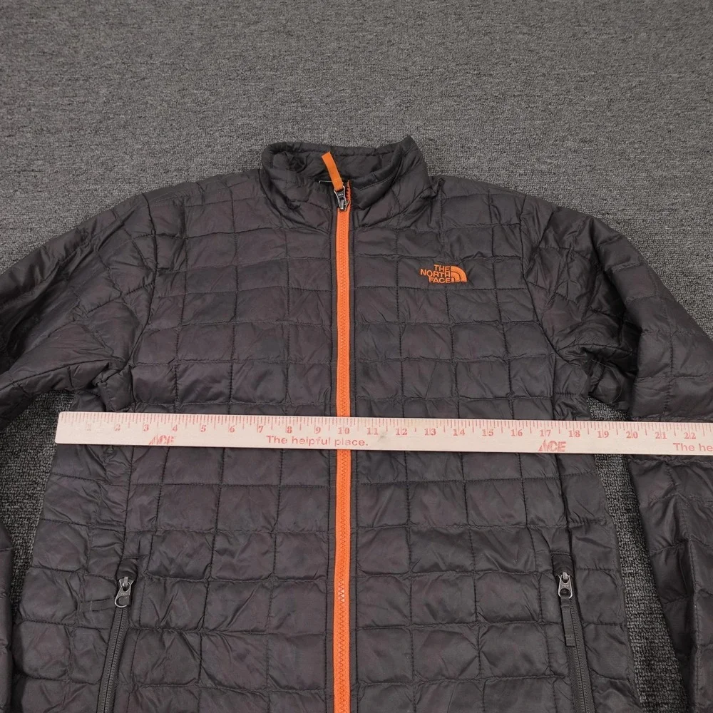 The North Face ThermoBall Jacket Boys 14-16 Gray Insulated Puffer Outdoor